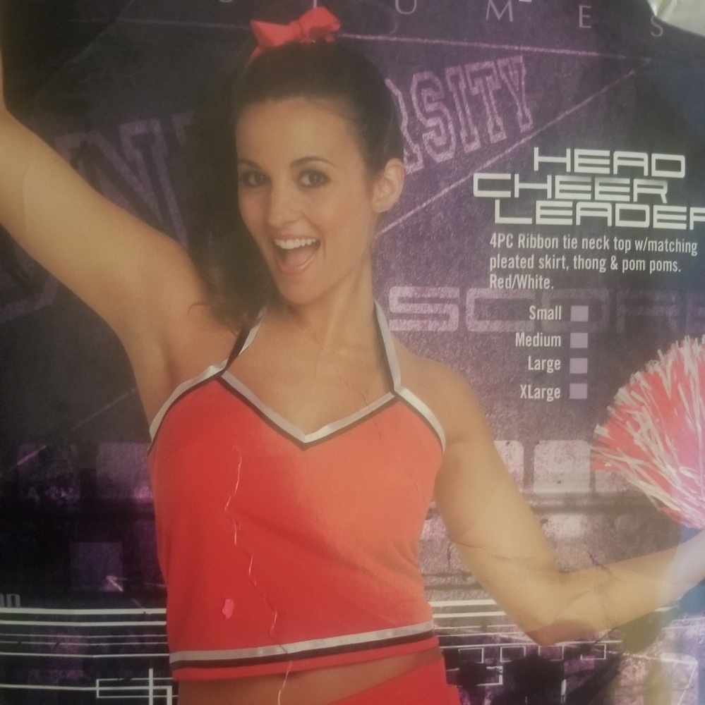 Halloween cheerleader